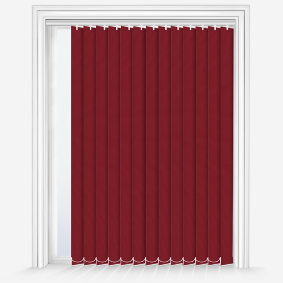 Elements Dimout Red Vertical Blind