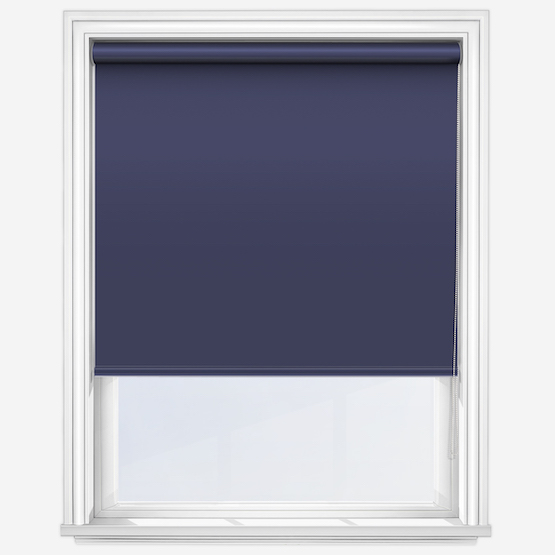 Fusion Dimout Navy Blue Roller Blind